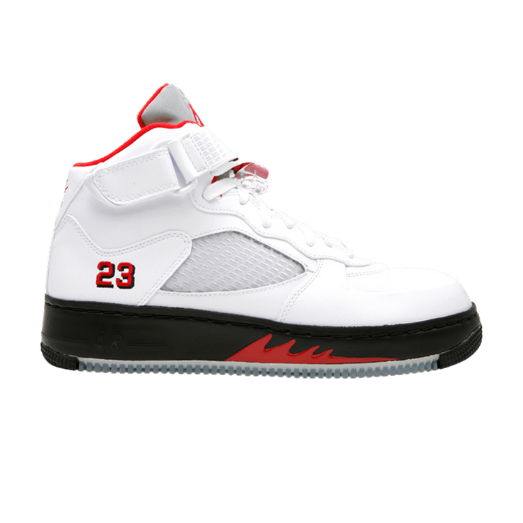Air Jordan 5 Fusion Varsity White Red