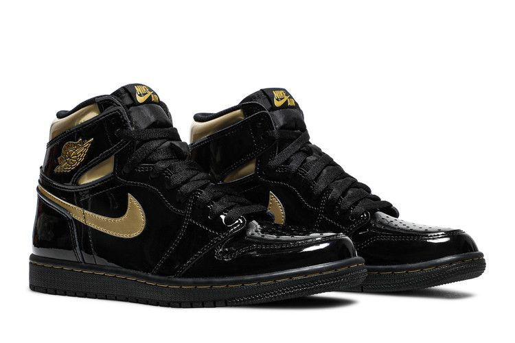 Air Jordan 1 Retro High Black Metallic Gold (2020)