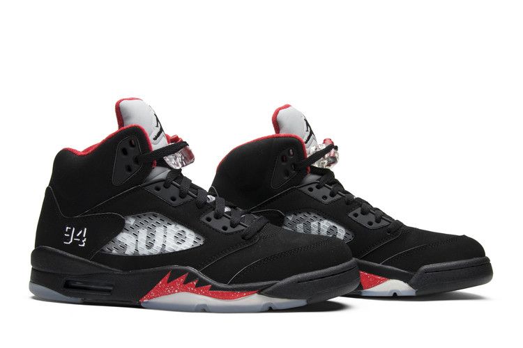 Air Jordan 5 Retro Supreme Black