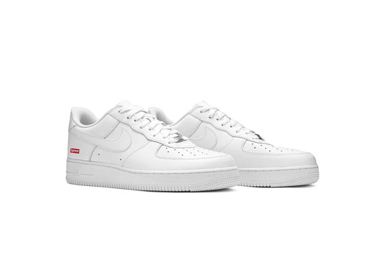 Nike Air Force 1 Low Supreme White Sneakers