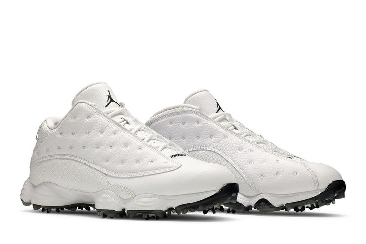 Air Jordan 13 Retro Golf Cleat White Black