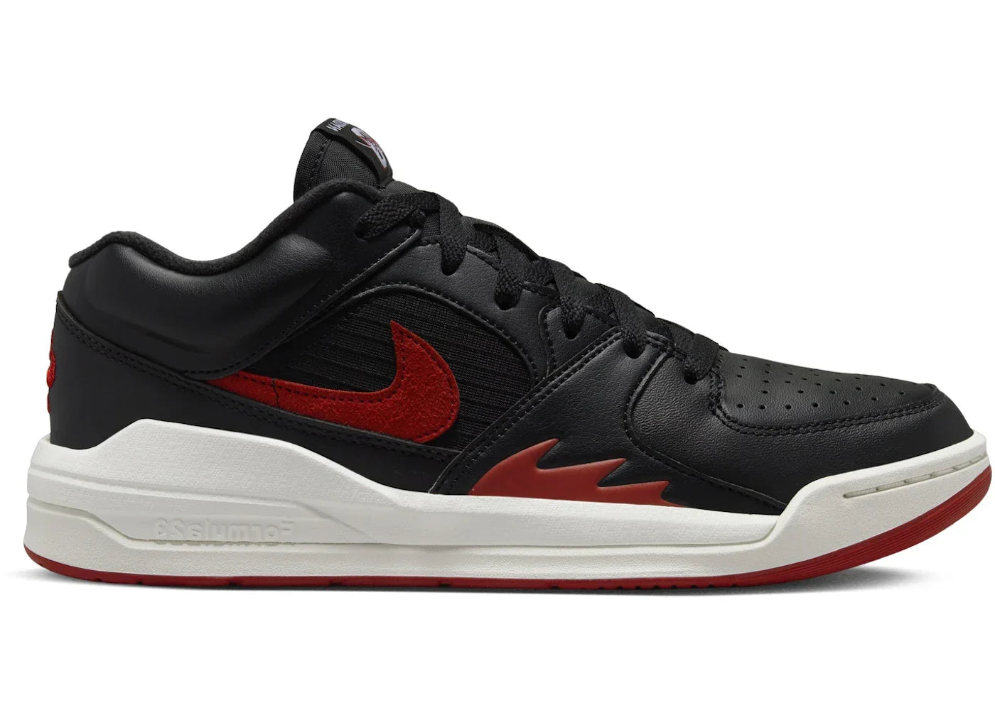 Air Jordan Stadium 90 Black White Sail Gym Red (Women's)