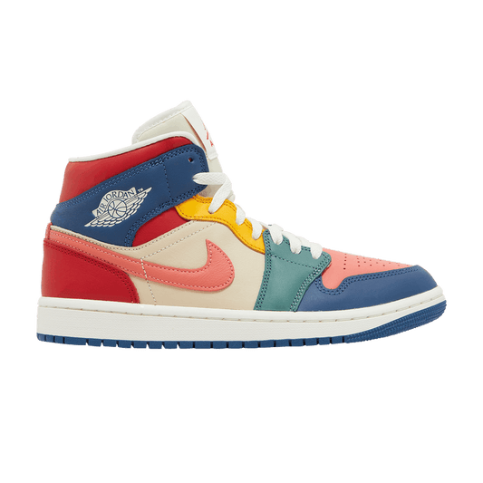 Air Jordan 1 Mid SE Multi Color (2022) (Women's)