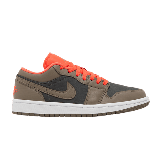 Air Jordan 1 Low SE Newsprint Olive Grey (Women's)
