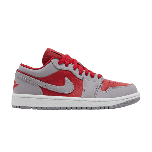 Air Jordan 1 Low SE Homage Split Gym Red Cement Grey (Women's)