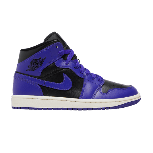 Air Jordan 1 Mid Purple Black (Women's)