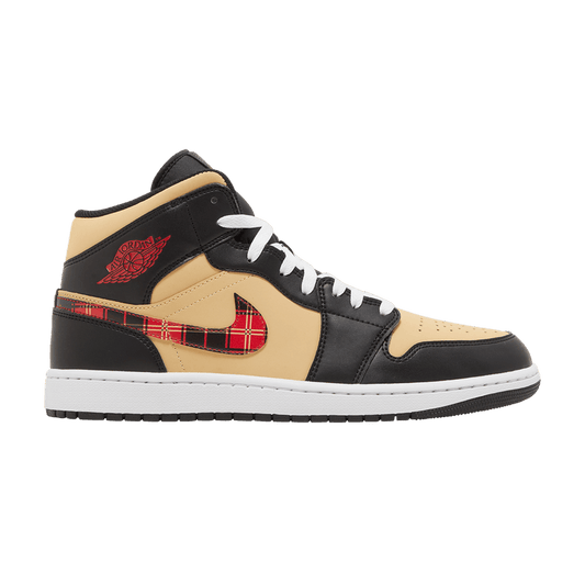 Air Air Jordan 1 Mid Tartan Swoosh