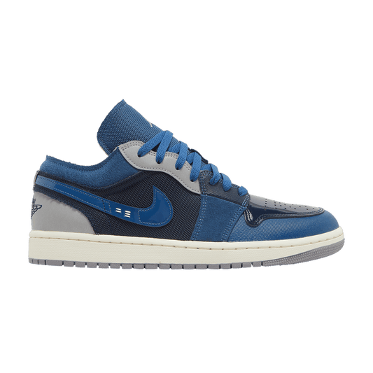 Air Jordan 1 Low SE Craft Obsidian French Blue Ashen Slate White