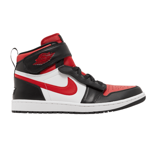 Air Jordan 1 High FlyEase Black White Fire Red