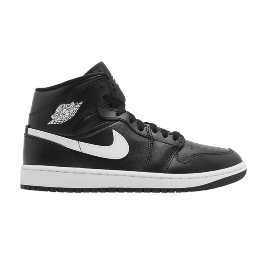 Air Jordan 1 Mid Black White (Women's)
