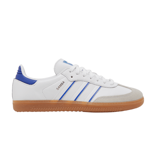 adidas Samba Leather Cloud White Lucid Blue