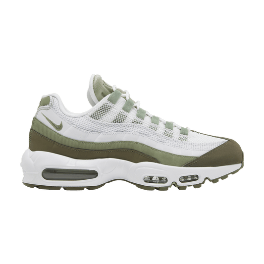 Nike Air Max 95 White Medium Olive Oil Green