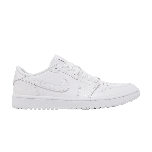 Air Jordan 1 Retro Low Golf White Croc