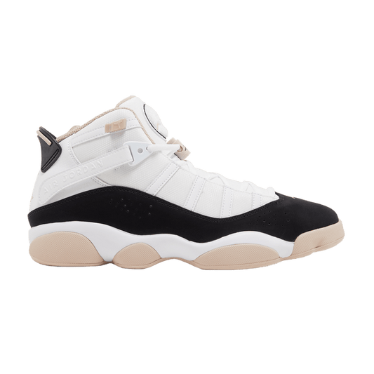 Air Jordan 6 Rings White Fossil Stone Black