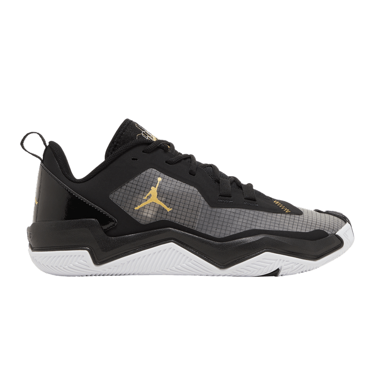 Air Jordan One Take 4 Black White Metallic Gold