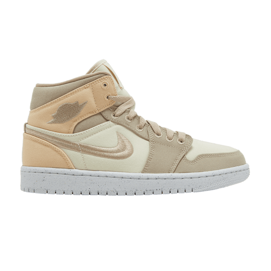 Air Jordan 1 Mid SE Canvas Khaki (Women's)
