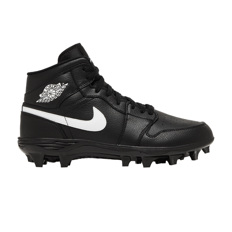 Air Jordan 1 Mid TD Cleat Black White