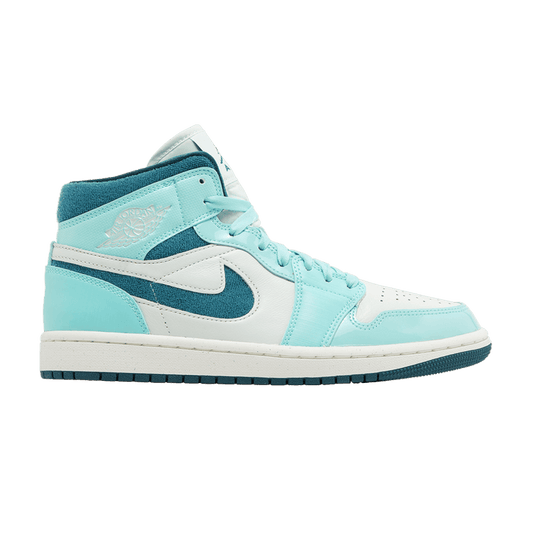 Air Jordan 1 Mid Chenille Bleached Turquoise (Women's)