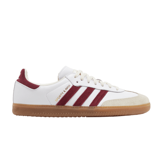 adidas Samba Sporty & Rich White Collegiate Burgundy