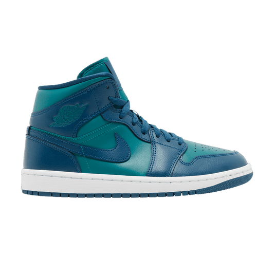 Air Jordan 1 Mid Teal French Blue (Women's)