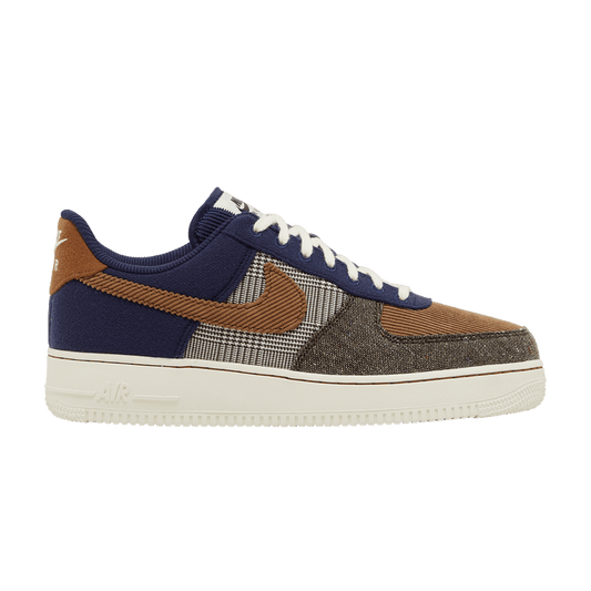 Nike Air Force 1 Low '07 PRM Tweed Midnight Navy Corduroy Sneakers