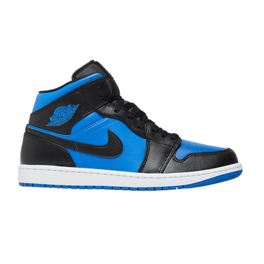 Air Jordan 1 Mid Black Royal Blue