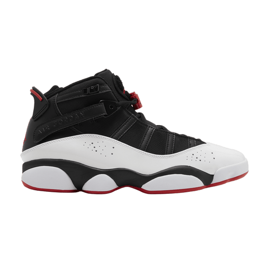 Air Jordan 6 Rings Black White Varsity Red