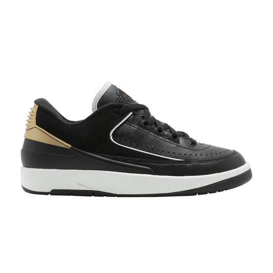 Air Jordan 2 Retro Low Black Metallic Gold (Women's)