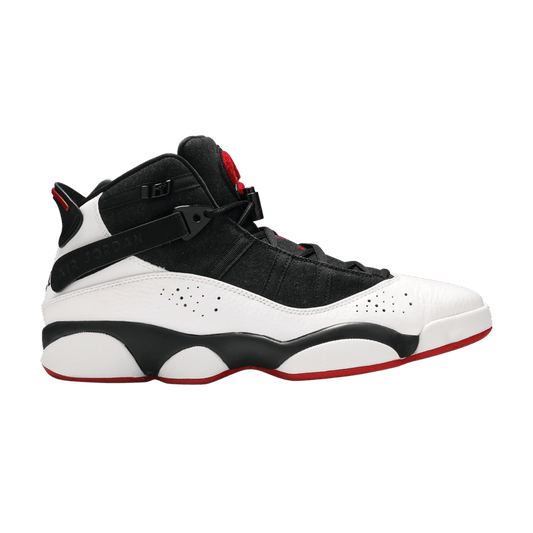 Air Jordan 6 Rings Black White Gym Red