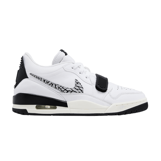 Air Jordan Legacy 312 Low White Black Elephant Swoosh