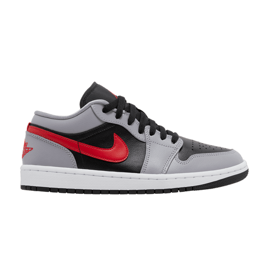 Air Jordan 1 Low Cement Grey Fire Red (Women's)