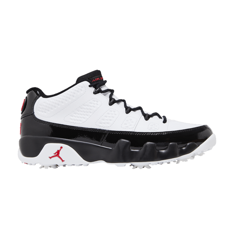 Air Jordan 9 Retro Low Golf White Black True Red