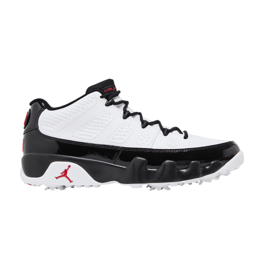 Air Jordan 9 Retro Low Golf White Black True Red
