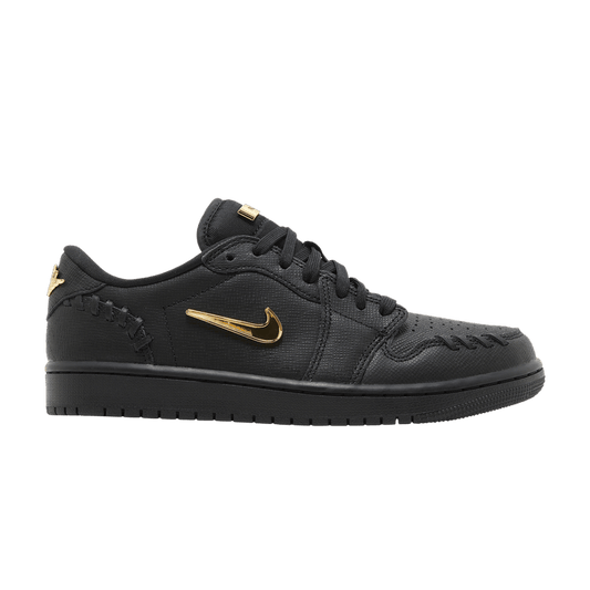 Air Jordan 1 Low Method of Make Black Metallic Gold (Women's)