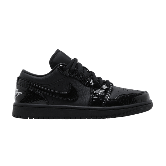 Air Jordan 1 Low SE Patent Elephant Black (Women's)