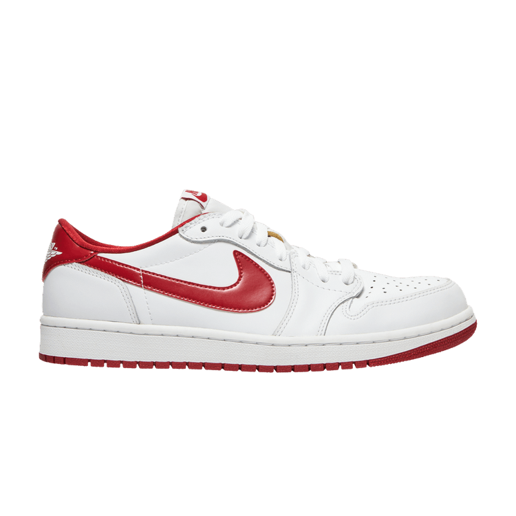 Air Jordan 1 Retro Low White Varsity Red