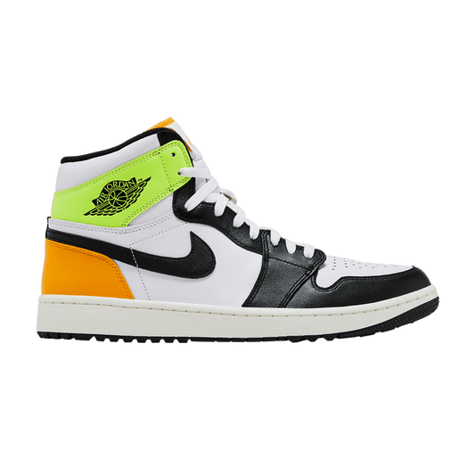 Air Jordan 1 Retro High Golf White University Gold Volt Black