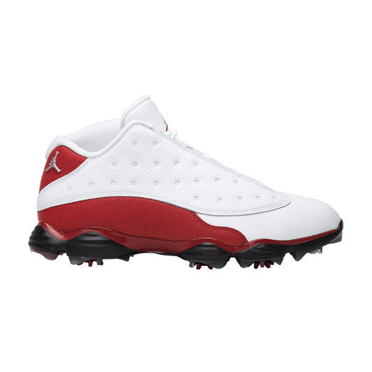 Air Jordan 13 Retro Golf Cleat White Red
