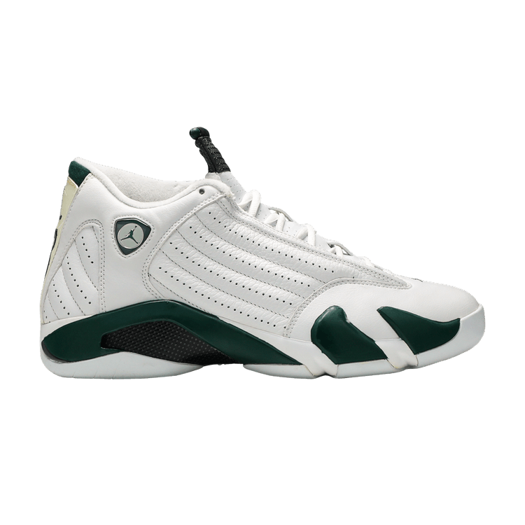 Air Jordan 14 Retro White Forest Green