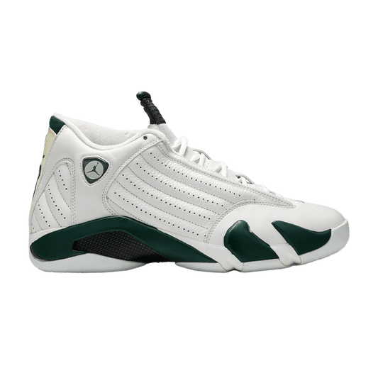 Air Jordan 14 Retro White Forest Green