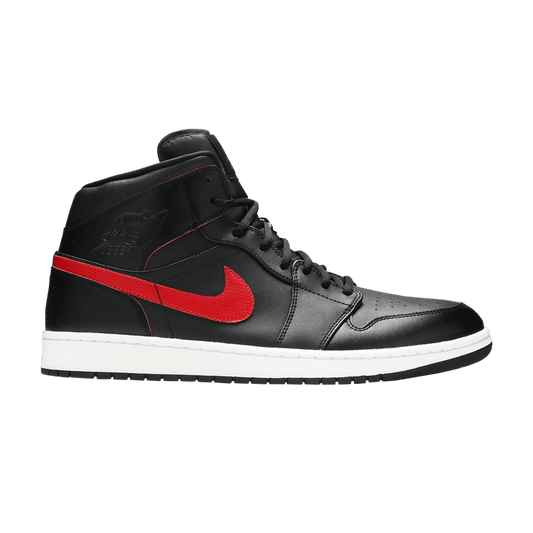 Air Jordan 1 Retro Mid Black Team Red