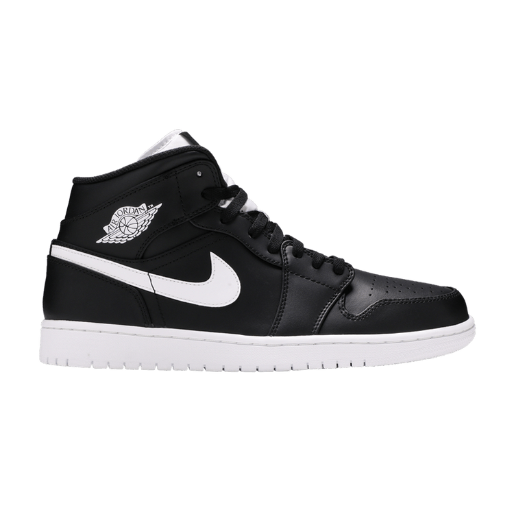 Air Jordan 1 Retro Mid Black White