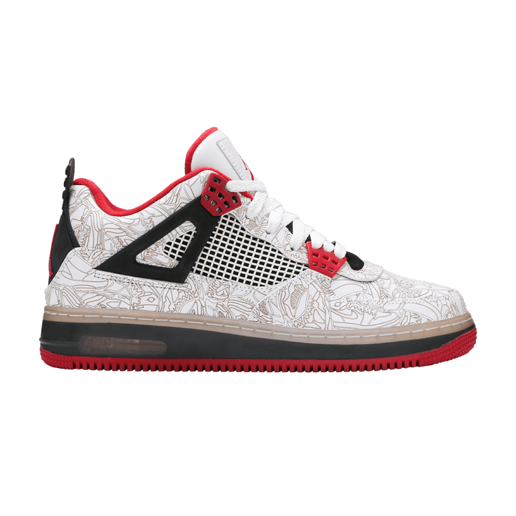 Air Jordan Fusion 4 White Laser
