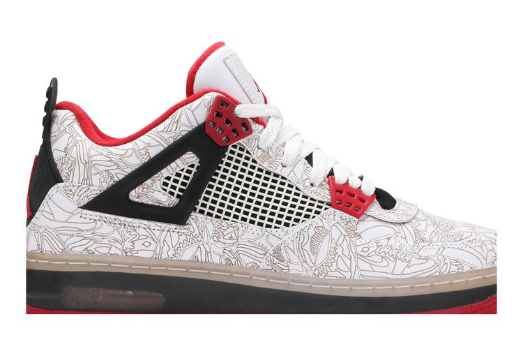 Air Jordan Fusion 4 White Laser
