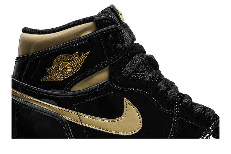 Air Jordan 1 Retro High Black Metallic Gold (2020)