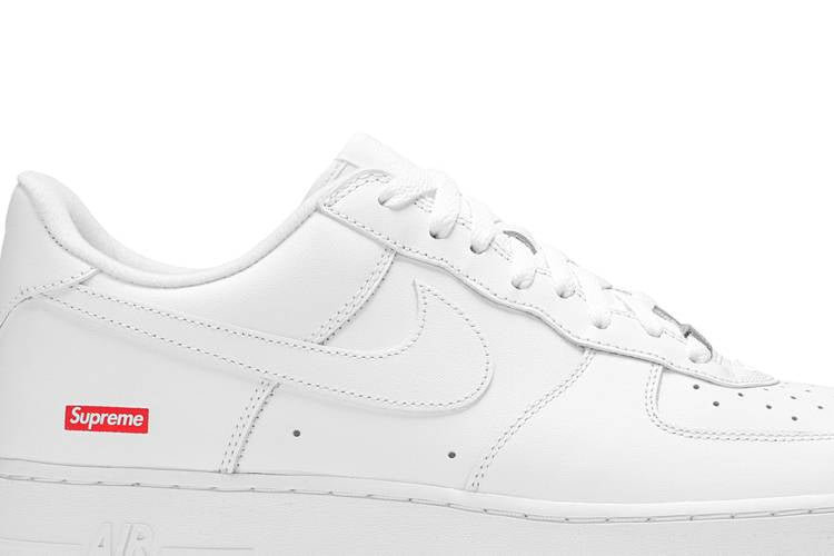 Nike Air Force 1 Low Supreme White Sneakers