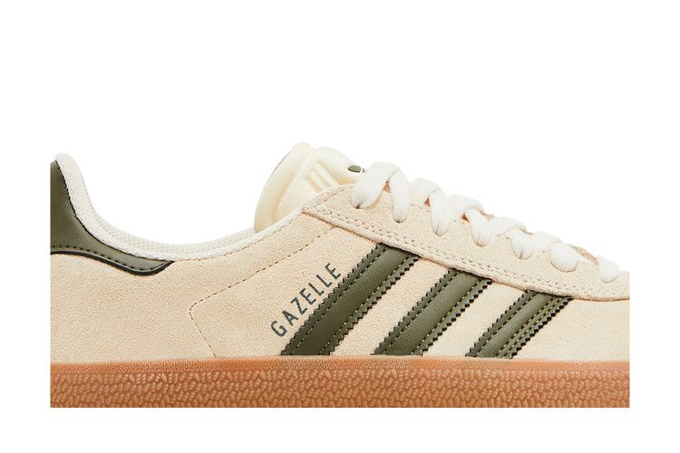 adidas Gazelle ADV Ecru Tint Focus Olive