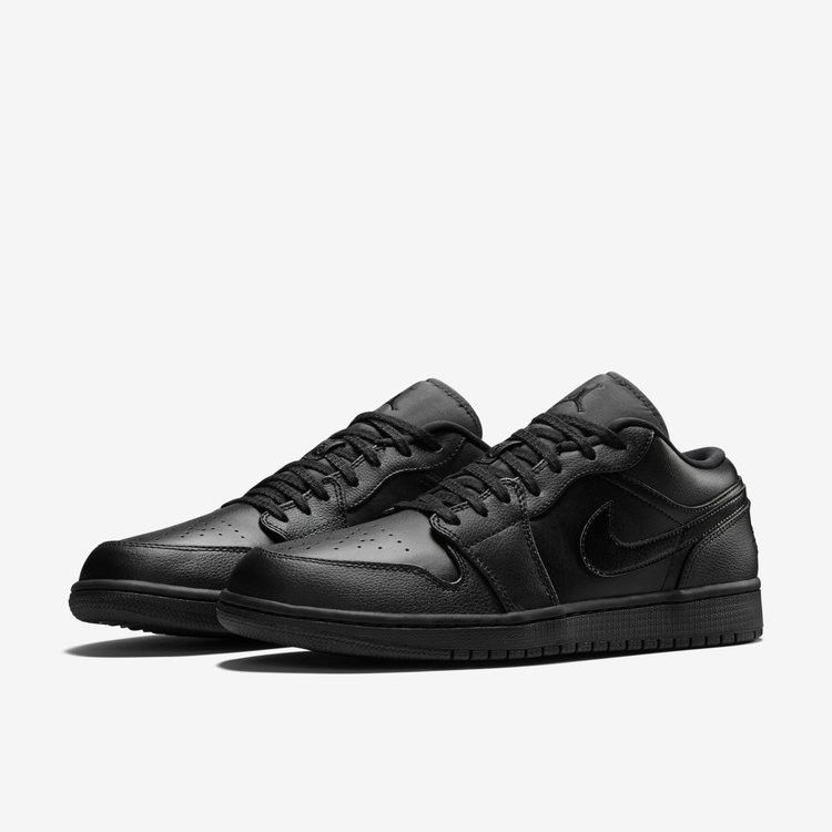 Air Jordan 1 Low Black Black Noir