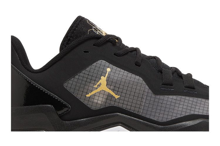 Air Jordan One Take 4 Black White Metallic Gold