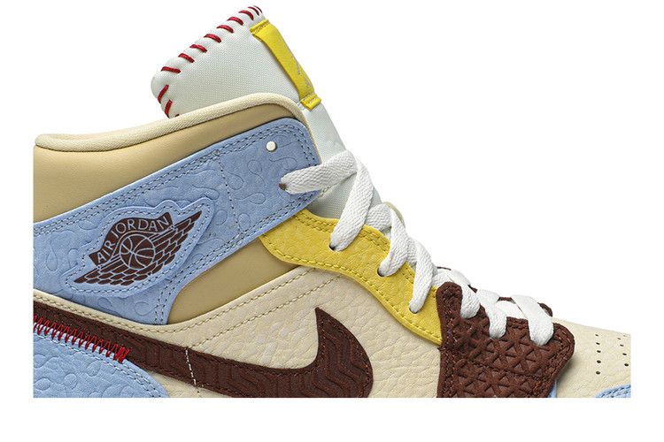 Air Jordan 1 Mid SE Fearless Maison Chateau Rouge